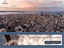 Tablet Screenshot of leadershipadvisorygroup.com